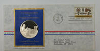 Exonumia Medal Postmasters Of America Commemorative Silver Progress In Eletronics -