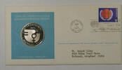 Exonumia Medal Postmasters Of America Commemorative Silver International Womens Day -