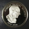 Exonumia Sterling Robert Daniel Murphy Proof Silver Medal in Franklin Mint Card -