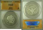 USA Half Dollar Barber 50c Coin ANACS VG-8 Details Cleaned (WW) -