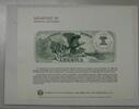 Banknoten 1878 $ BEP souvenir card B 81 IPSMS 1985 back $10,000 LT -