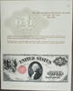 Briefmarken 1917 $ BEP 1995 B-195 NYINC 1 George Washington Legal Tender Face -