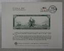 Briefmarken 1914 $ BEP souvenir card B 79 PNNA 1985 back $50 FRN Visitors Center Cancelled -