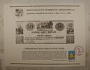 Briefmarken MSNA Souvenir Card Chesapeake and Ohio Canal Scrip 50c Show Cancelled -