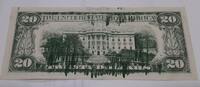 Banknoten 1985 $ Series $20 FRN w/Ink Smear Error NY District B-P Block EF Condition -