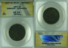 USA Large Cent Coronet Head ANACS VG-10 Details Damaged-Corroded (41) -
