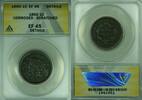 USA Large Cent Braided Hair ANACS EF-45 Details Corroded-Scratched (43) -