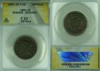 USA Large Cent Braided Hair ANACS F-12 Details Residue-Cleaned (43) -