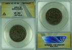 USA Large Cent Braided Hair ANACS VF-30 Details Scratched (43) -