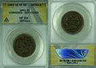 USA Large Cent Braided Hair ANACS VF-35 Details Corroded-Scratched (43) -