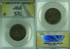 USA Large Cent Braided Hair ANACS VF-20 Details Damaged (43A) -