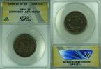 USA Large Cent Braided Hair 1c Coin ANACS VF-20 Dets Corroded-Scratched (38) -
