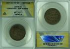 USA Large Cent Braided Hair 1c Coin ANACS VF-35 Details Corroded-Rim Bumps (38) -