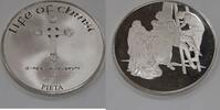 Exonumia Medal Franklin Mint Life of Christ .925 Silver by Benvenuti- Pieta -