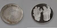 Exonumia Medal Franklin Mint Life of Christ .925 Silver by Benvenuti-Presentation/Temple -