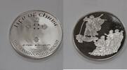 Exonumia Medal Franklin Mint Life of Christ .925 Silver by Benvenuti-Sermon On The Mount -