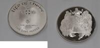 Exonumia Medal Franklin Mint Life of Christ .925 Silver by Benvenuti-The Last Supper -