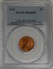 USA Cent Lincoln Wheat 1c PCGS MS-66 RD -