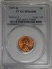 USA Cent 1957-D Lincoln Wheat 1c PCGS MS-66 RD -