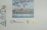 Banknoten BEP 125th Souvenir Card WMPG Cherry Blossoms/BEP Building Canceled B-101C -