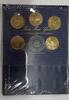 Exonumia Readers Digest 5 U.S. Presidents Brass Medals History Set W/Folder -