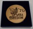 Exonumia Bronze NRA Freedom Medal With Case - See photos. -