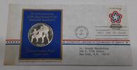 Exonumia Medal Postmasters Of America Commemorative Silver US Bicentennial -