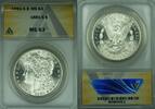 USA $1 Coin 1881-S Morgan Silver Dollar ANACS MS-63 (26) -