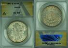 USA Dollar Morgan Silver $1 ANACS AU-58 Light Toning (26) -