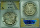 USA Dollar 1882-CC Morgan Silver Coin $1 ANACS AU-58 (26) -