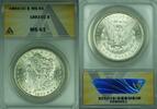USA Dollar 1883-CC Morgan Silver Coin $1 ANACS MS-61 (26) -