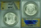 USA Dollar 1884-O Morgan Silver S$1 ANACS MS-62 (26A) -