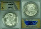 USA Dollar 1884-O Morgan Silver S$1 ANACS MS-62 (26B) -
