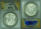 USA Dollar Morgan Silver S$1 ANACS MS-61 Better Coin (26A) -