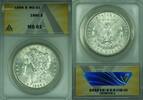 USA Dollar Morgan Silver S$1 ANACS MS-61 (26B) -