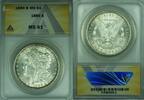 USA Dollar Morgan Silver S$1 ANACS MS-61 Better Coin (26C) -