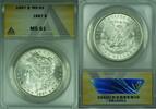 USA Dollar Morgan Silver S$1 ANACS MS-61 Better Coin (26B) -