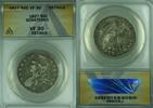 USA Bust Half Dollar Capped 50c Coin ANACS VF-30 Details-Scratched (44) -