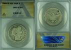 USA Half Dollar 1892-S Barber Silver 50c Coin ANACS FAIR-2 (44) -