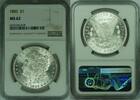 USA Dollar Morgan Silver $1 NGC MS-62 Better Coin (46A) -