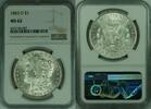 USA Dollar 1883-O Morgan Silver $1 NGC MS-62 (46) -