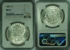 USA Dollar Morgan Silver $1 NGC MS-61 (46) -