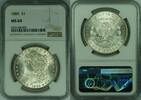 USA Dollar Morgan Silver $1 NGC MS-64 (46) -