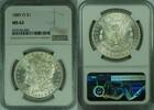 USA Dollar 1885-O Morgan Silver $1 NGC MS-62 (46B) -
