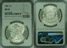 USA Dollar Morgan Silver $1 NGC MS-62 (46) -