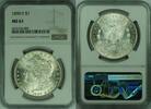 USA Dollar 1890-S Morgan Silver $1 NGC MS-61 Better Coin (46) -
