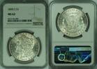 USA Dollar 1890-S Morgan Silver $1 NGC MS-62 (46) -