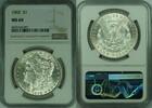 USA Dollar Morgan Silver $1 NGC MS-60 Better Coin (46) -