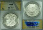 USA $1 Coin Morgan Silver Dollar ANACS MS-61 Better Coin (45) -