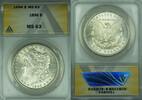 USA $1 Coin Morgan Silver Dollar ANACS MS-63 (45) -